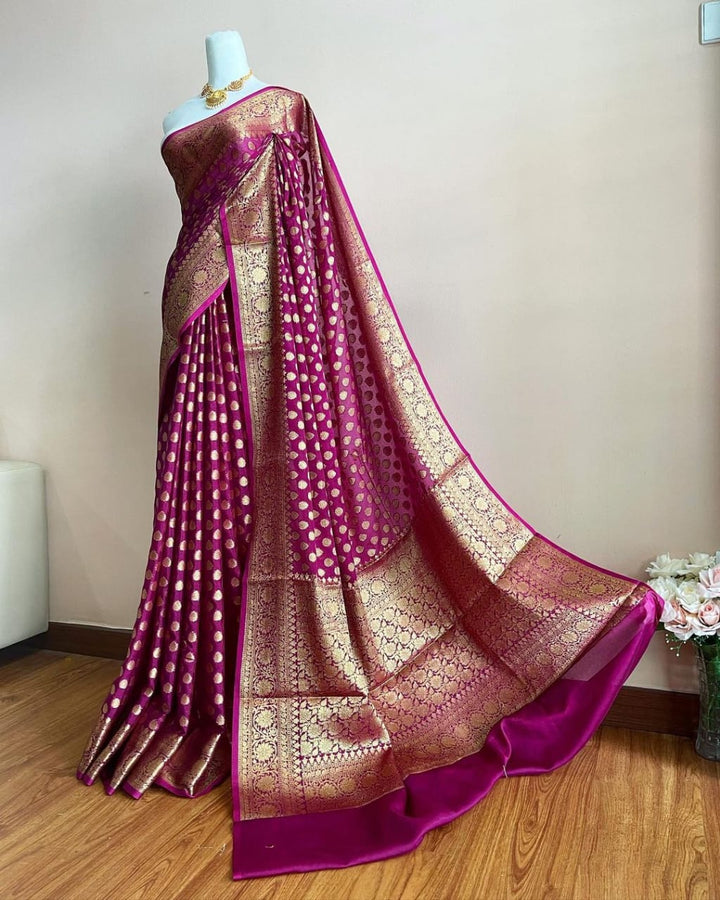 Banarasi Semi Georgette Soft Silk  Saree