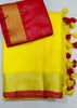Pure Handwoven Linen Saree