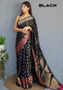 Banarasi Silk Zigzag Pattern Saree
