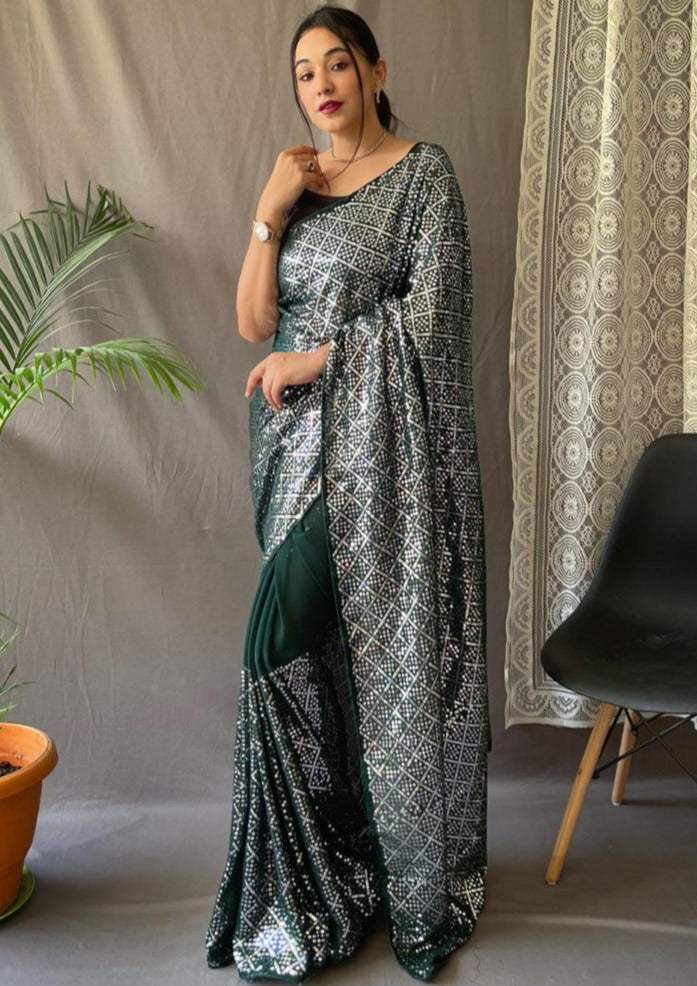 Sequins Saree