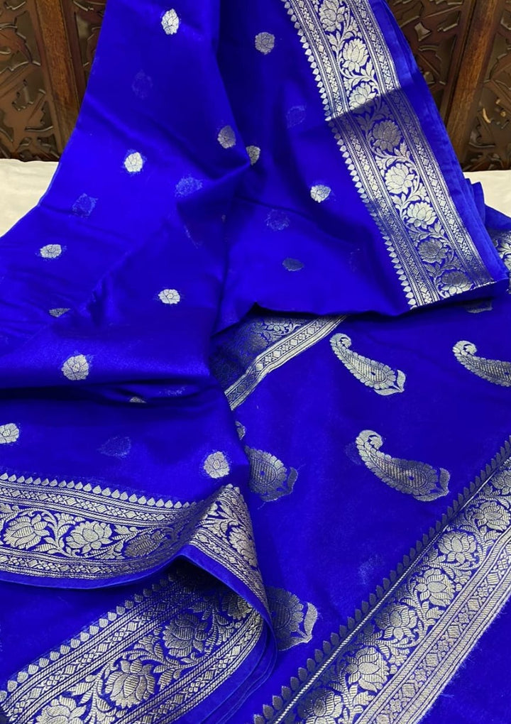 Banarasi Semi Georgette Soft Silk  Saree