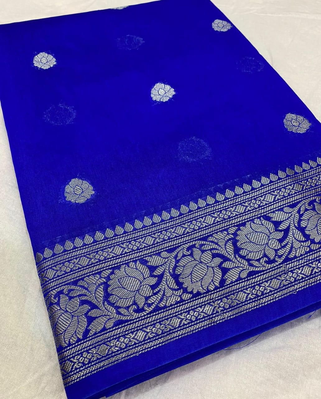 Banarasi Semi Georgette Soft Silk  Saree