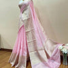 Pure Handwoven Silk Linen Banarasi