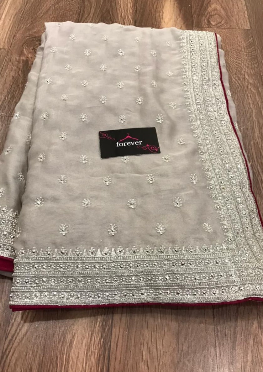 Designer Chiffon Saree