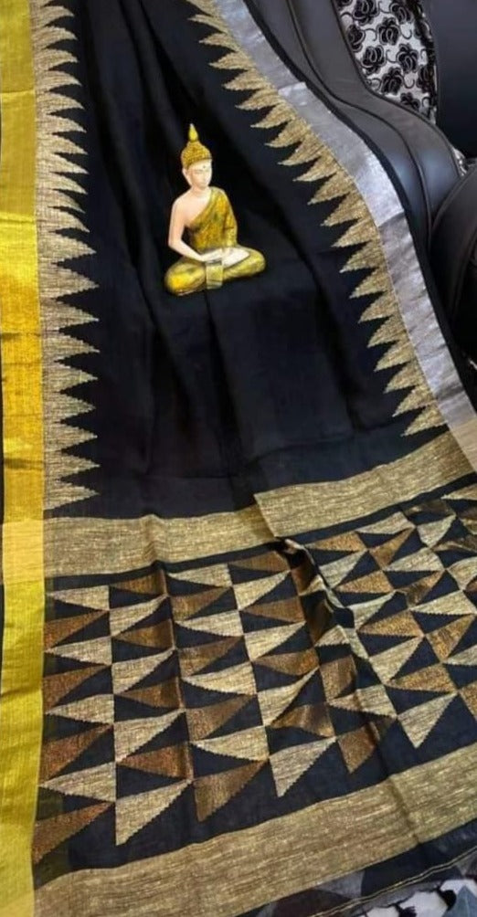 Linen Saree