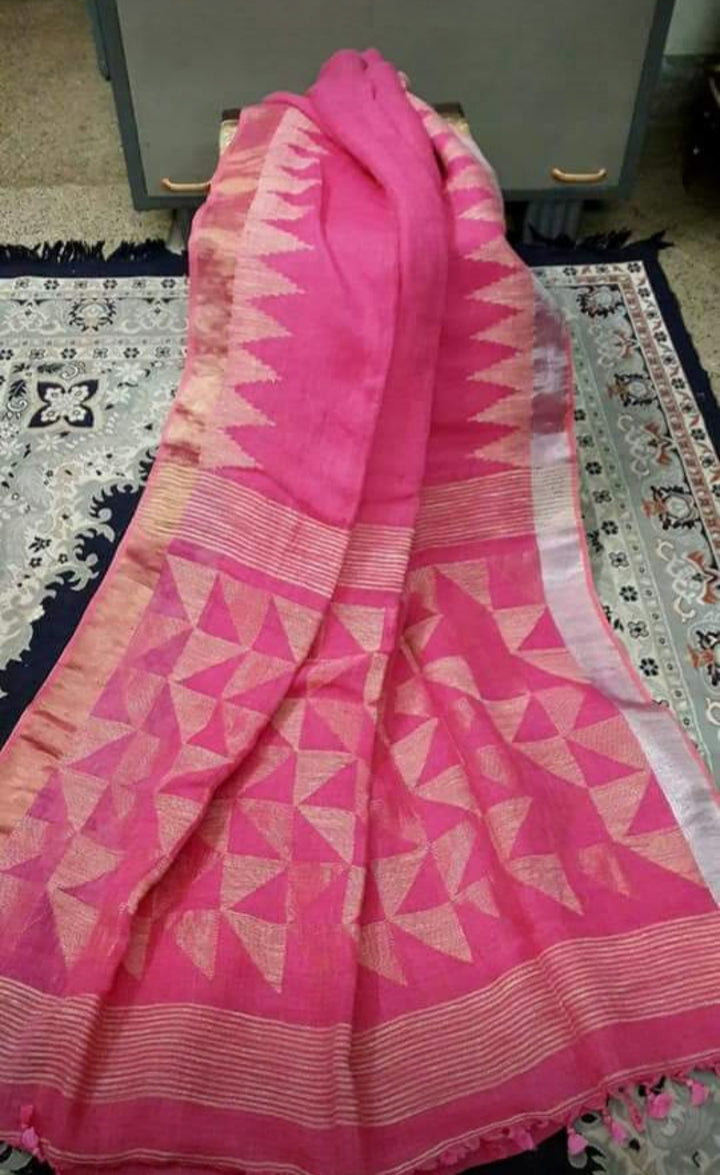 Linen Saree