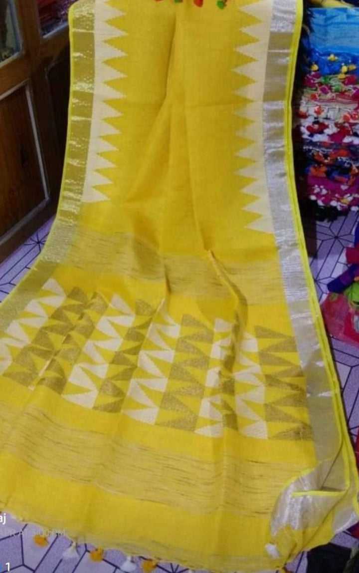 Linen Saree