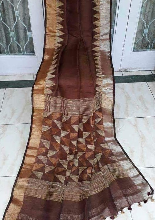 Linen Saree