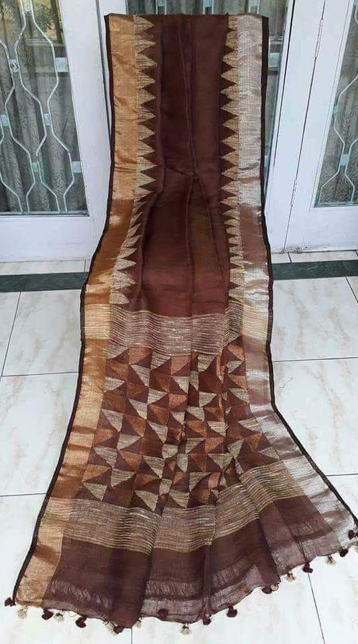 Linen Saree