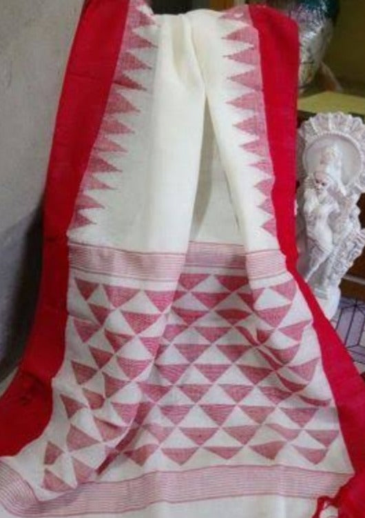 Linen Jamdani Saree