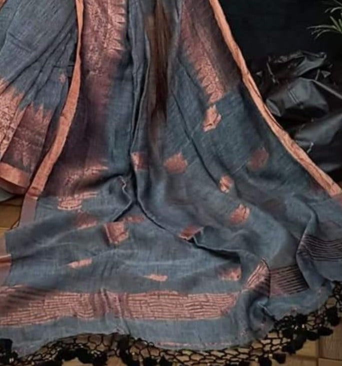 Linen Saree