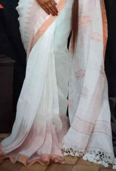 Linen Saree