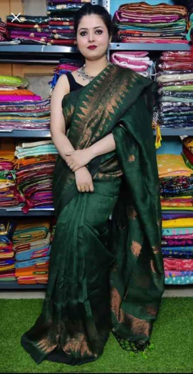 Linen Saree