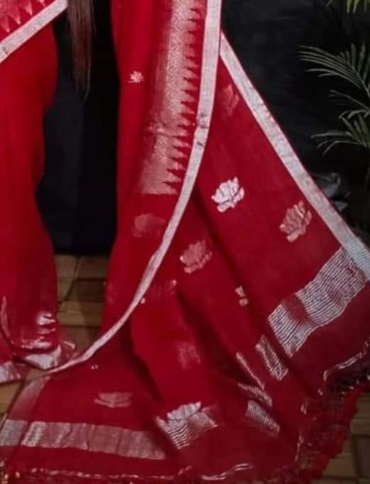 Linen Saree