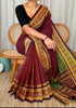 Bengal  khadi Saree