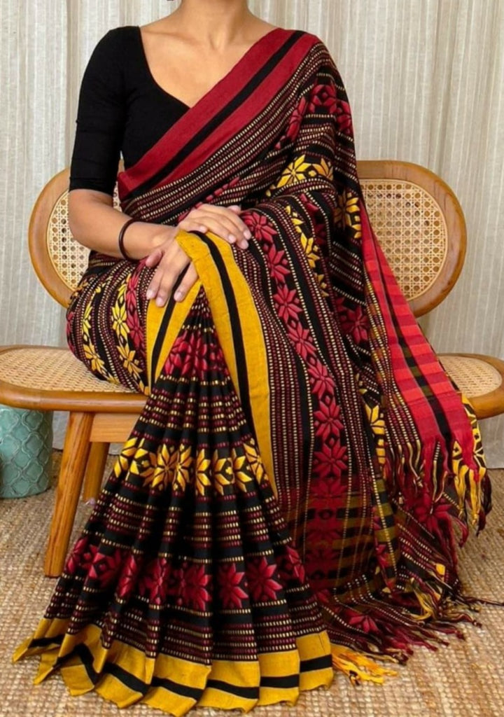 Bengal  khadi Saree