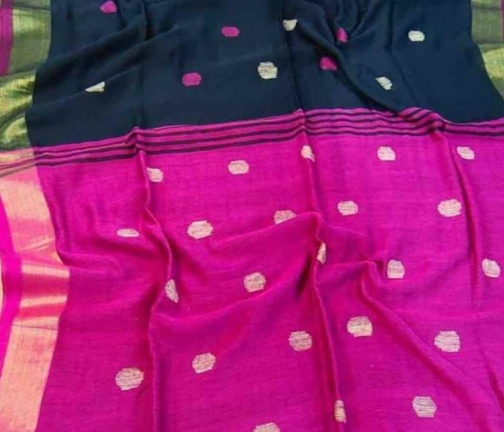 Linen Jamdani Saree