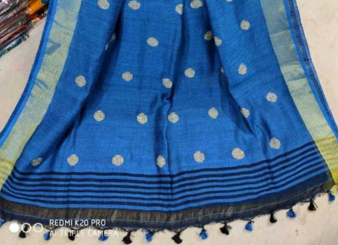 Linen Jamdani Saree