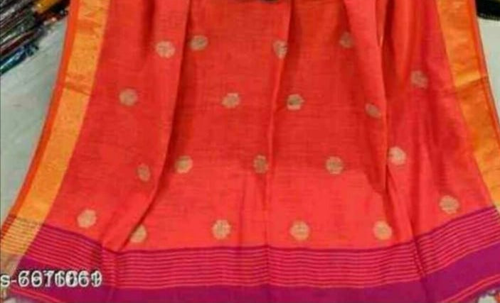 Linen Jamdani Saree