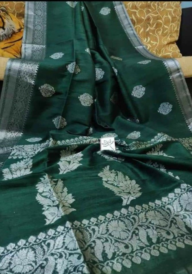 Linen Jamdani Saree