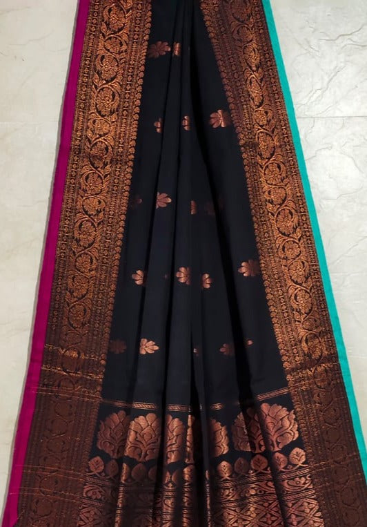 Bengal Khadi Banarasi Saree