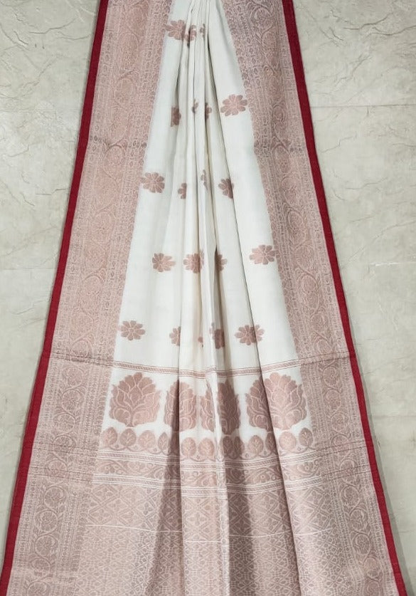 Bengal Khadi Banarasi Saree