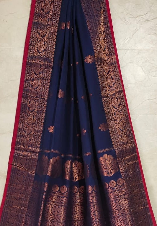 Bengal Khadi Banarasi Saree