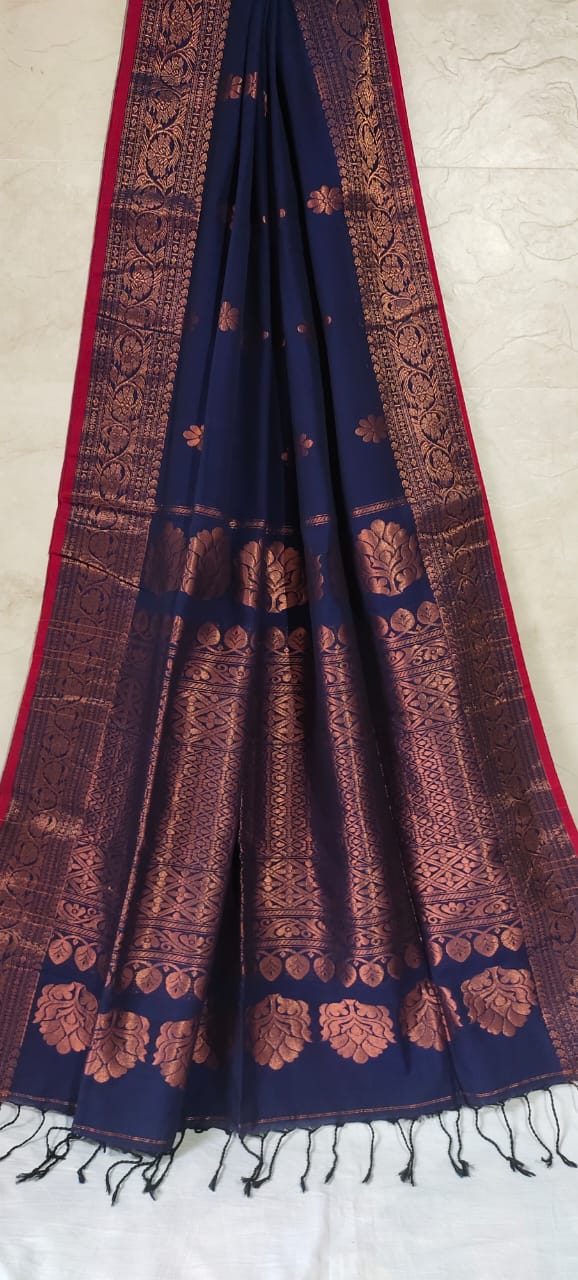 Bengal Khadi Banarasi Saree