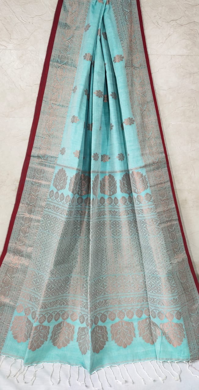 Bengal Khadi Banarasi Saree