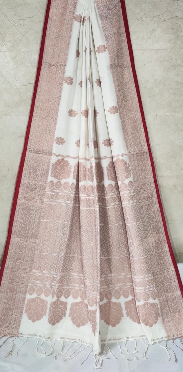 Bengal Khadi Banarasi Saree