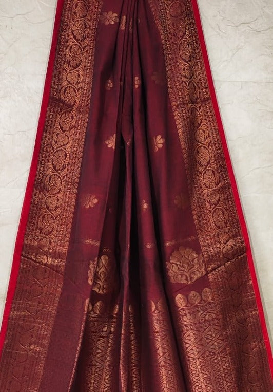 Bengal Khadi Banarasi Saree