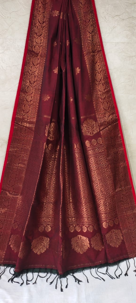 Bengal Khadi Banarasi Saree