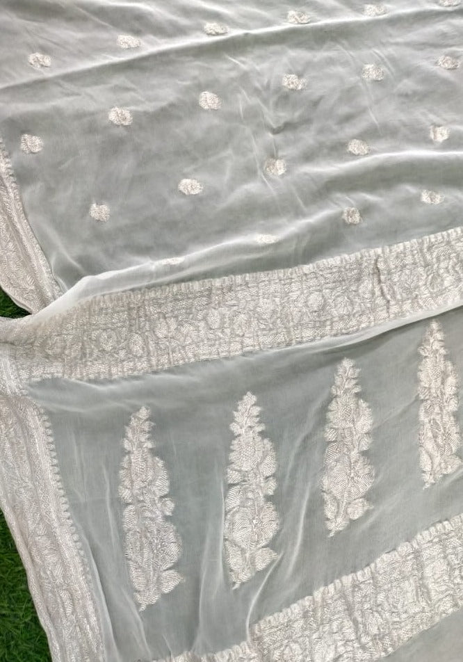 Legacy Of Khaddi Chiffon Pure Banarasi Saree