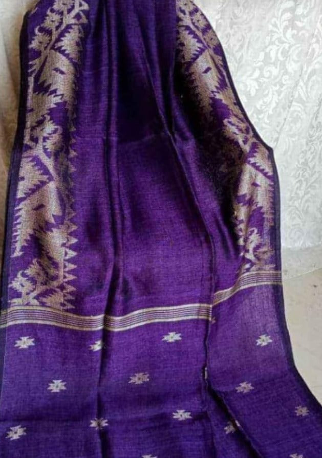 Linen Jamdani Saree