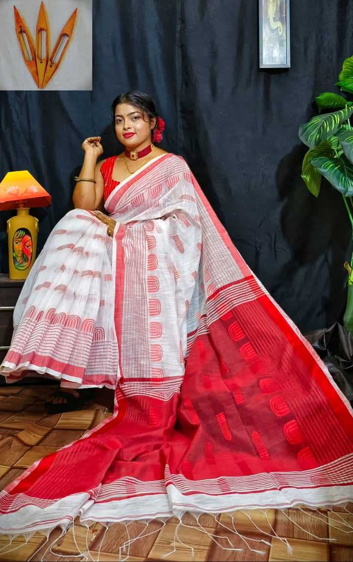 Bengal  Khadi Cotton Saree