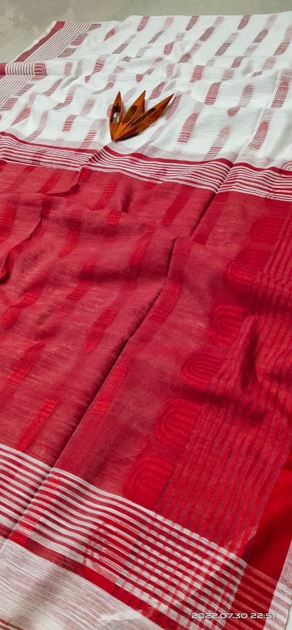 Bengal  Khadi Cotton Saree