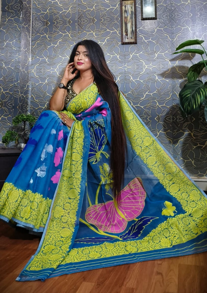 Bengal Dhakai Jamdani Saree