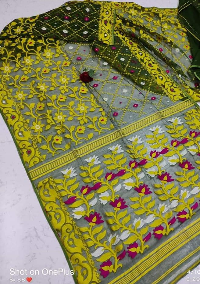 Bengal Dhakai Jamdani Saree