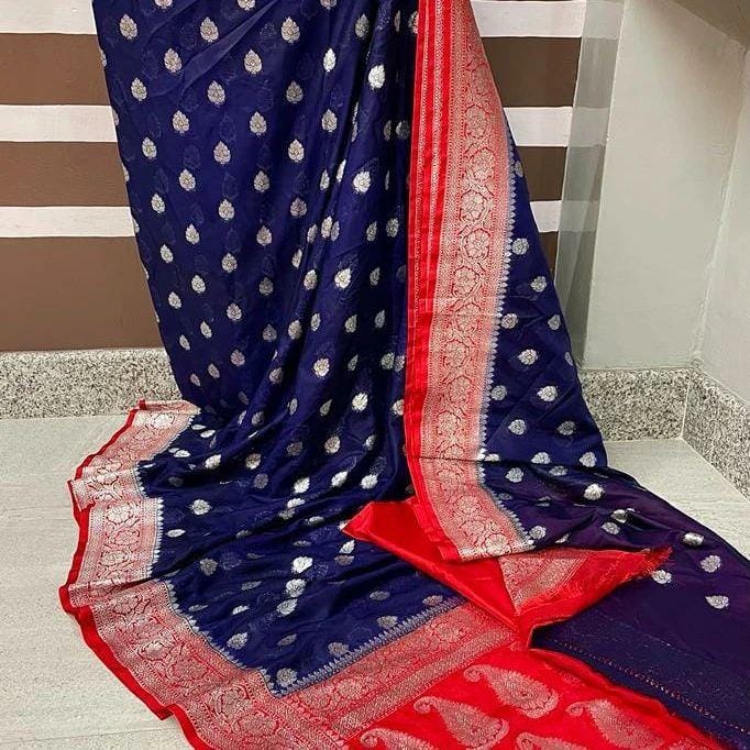 Banarasi Semi Katan Silk saree