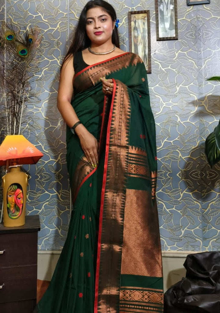 Pure Cotton Jamdani Saree