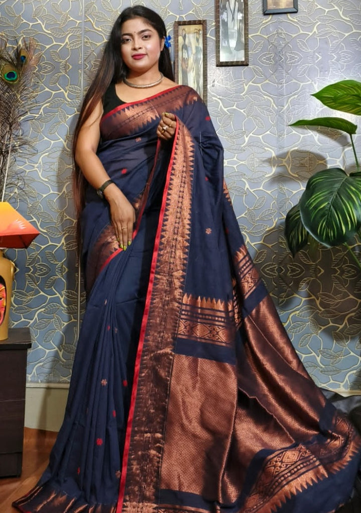 Pure Cotton Jamdani Saree