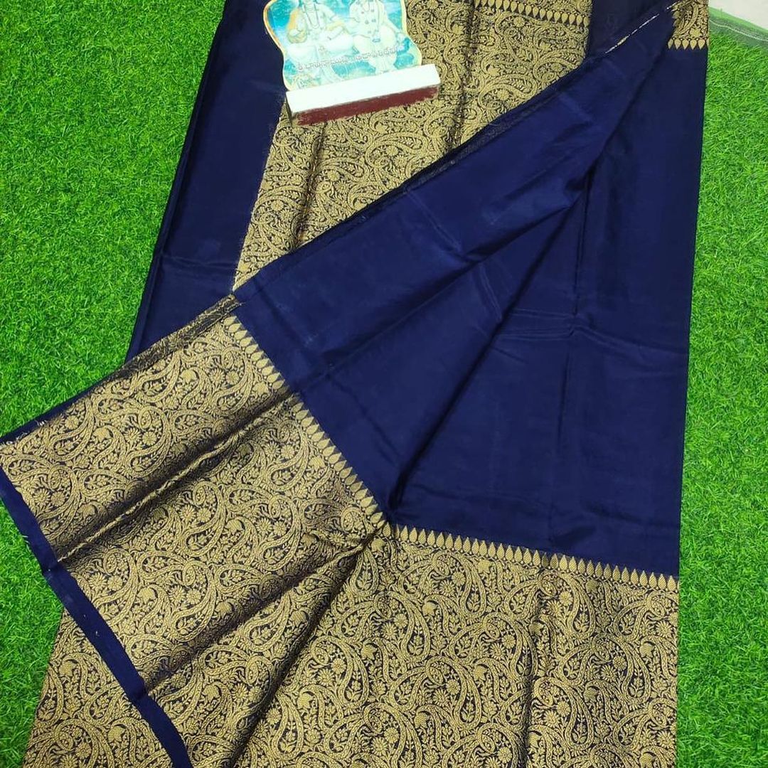 Banarasi Semi Dupion Soft Silk  Saree