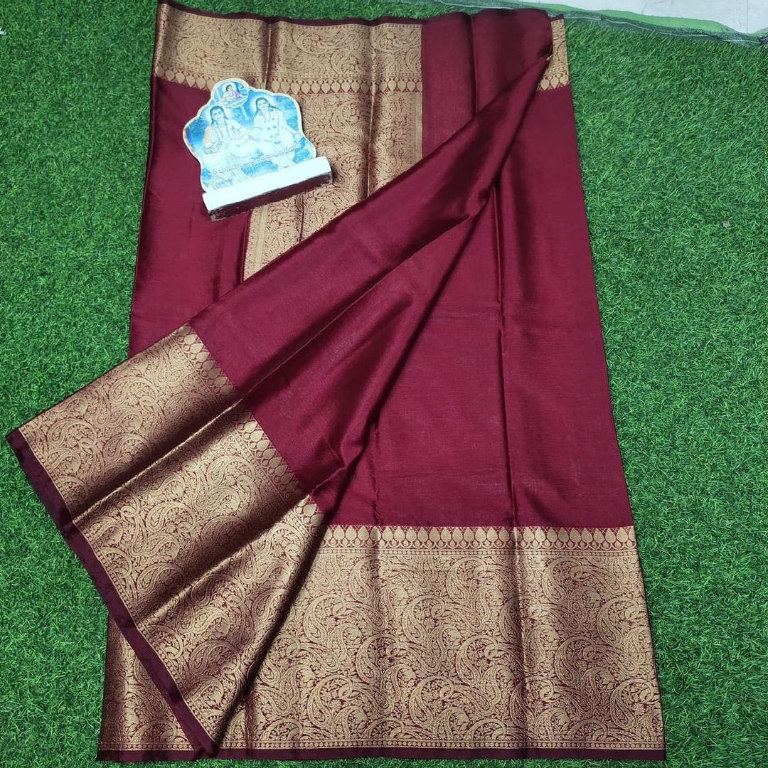 Banarasi Semi Dupion Soft Silk  Saree