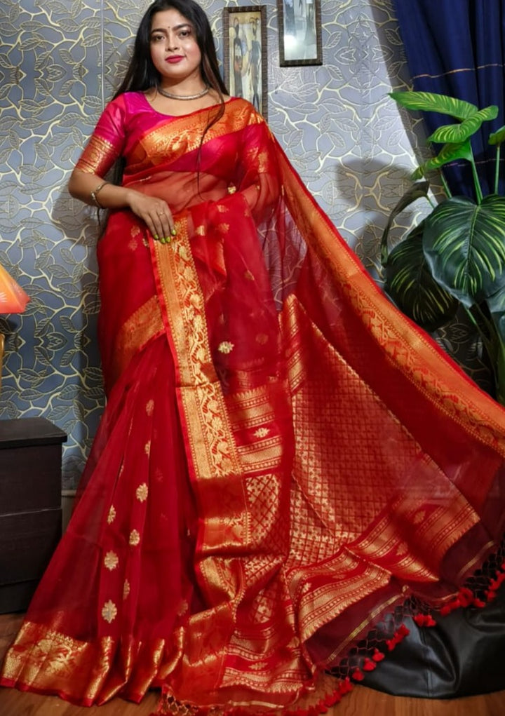 Muslin Jamdani Saree