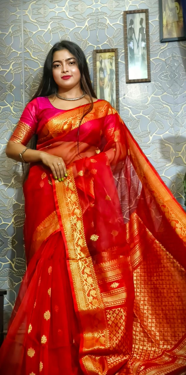 Muslin Jamdani Saree