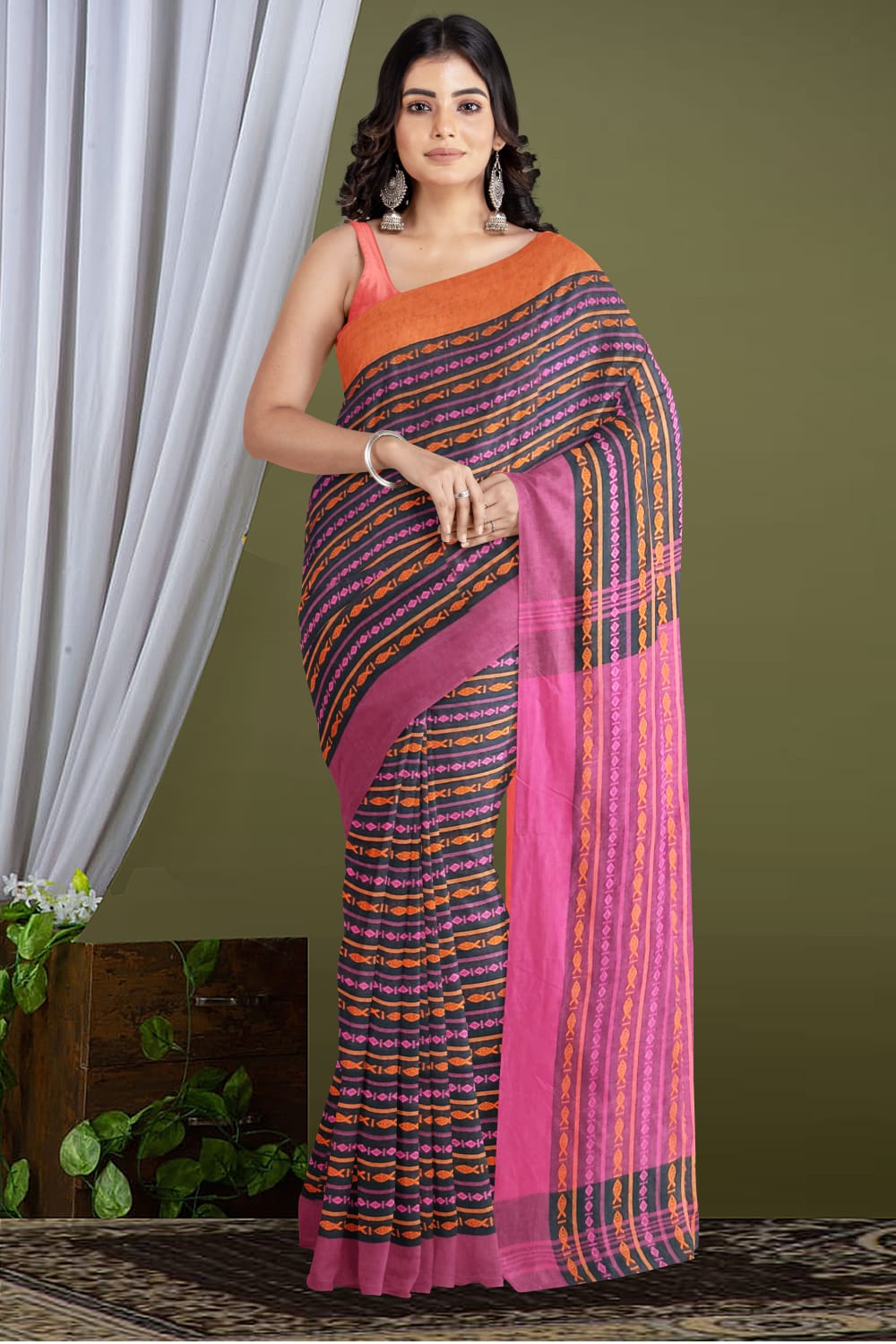 Bengal Khadi Saree