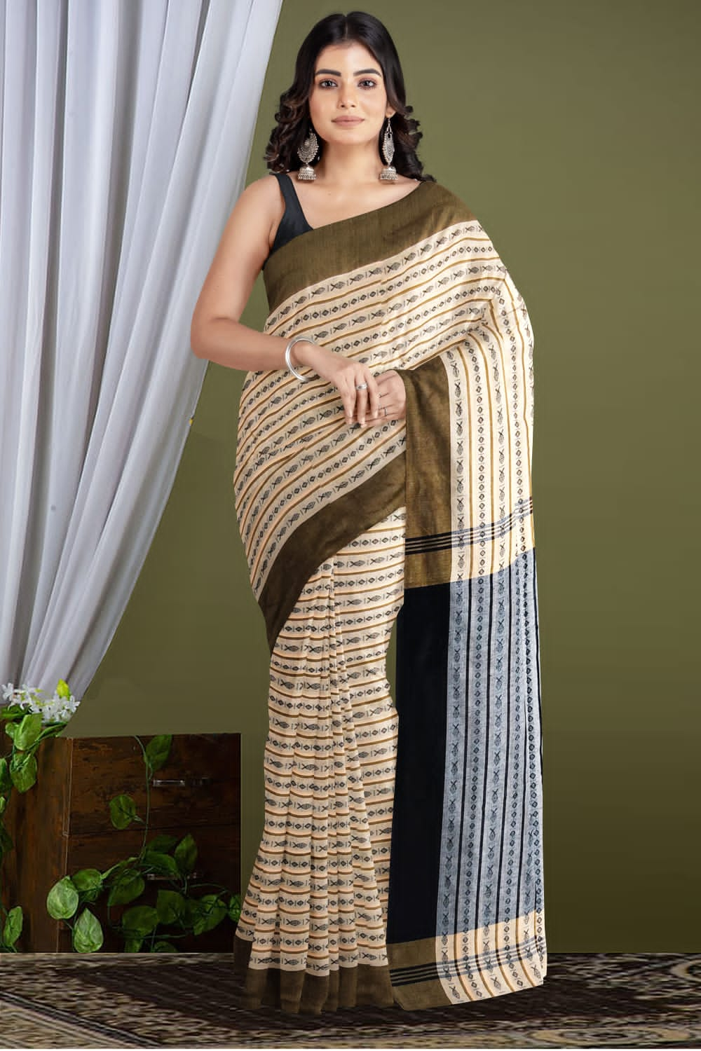 Bengal Khadi Saree