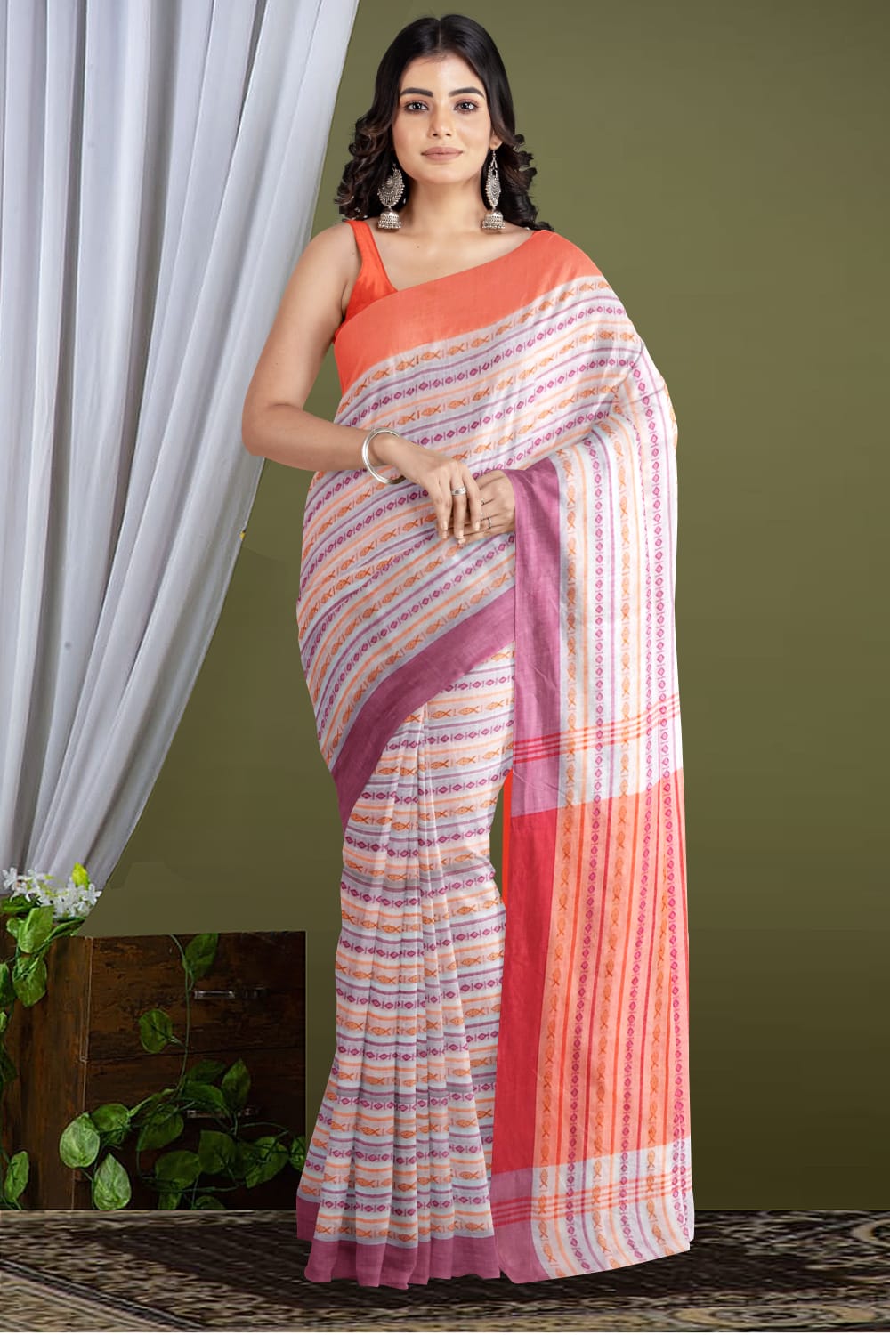 Bengal Khadi Saree