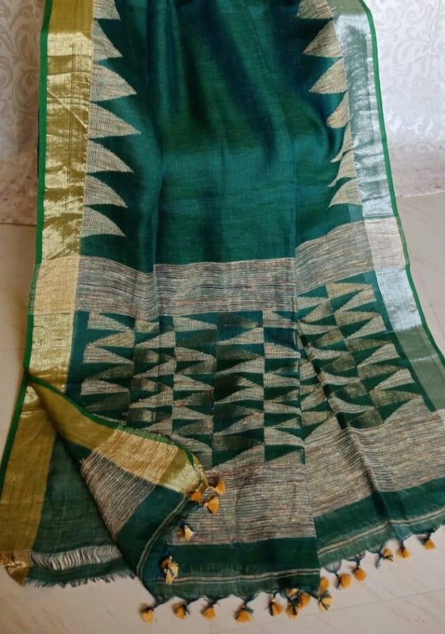 Linen Saree