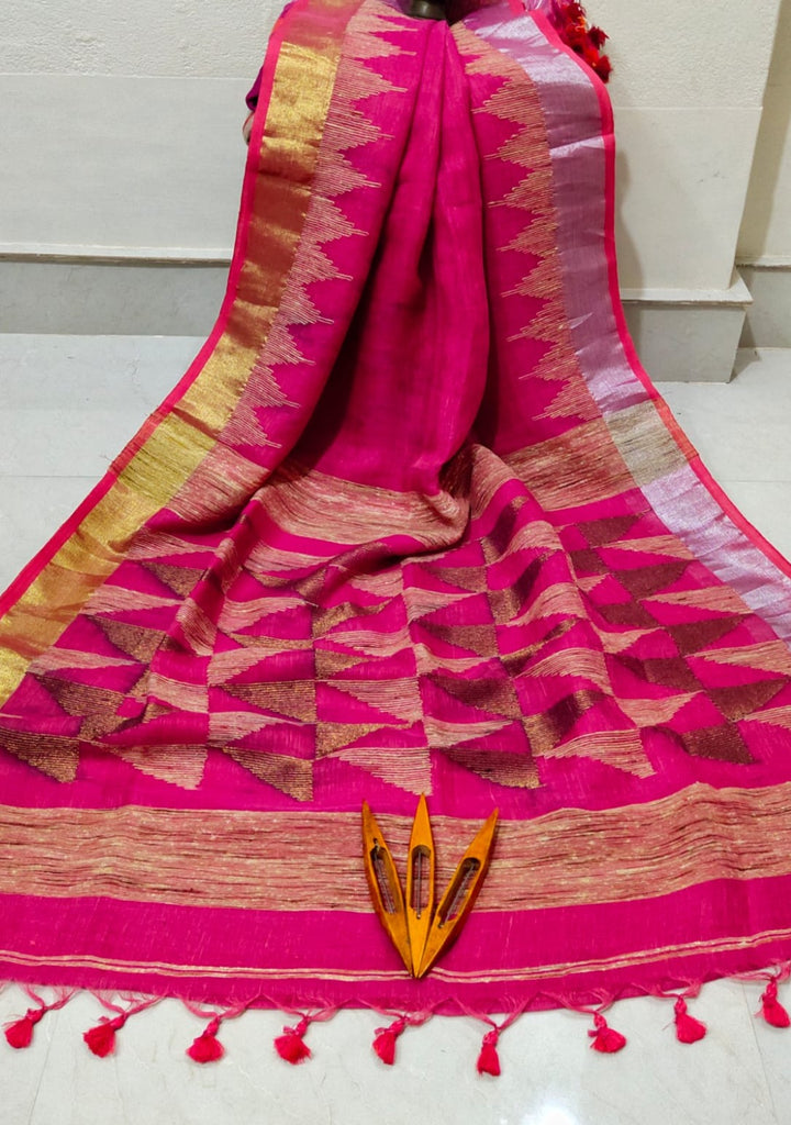 Linen Saree